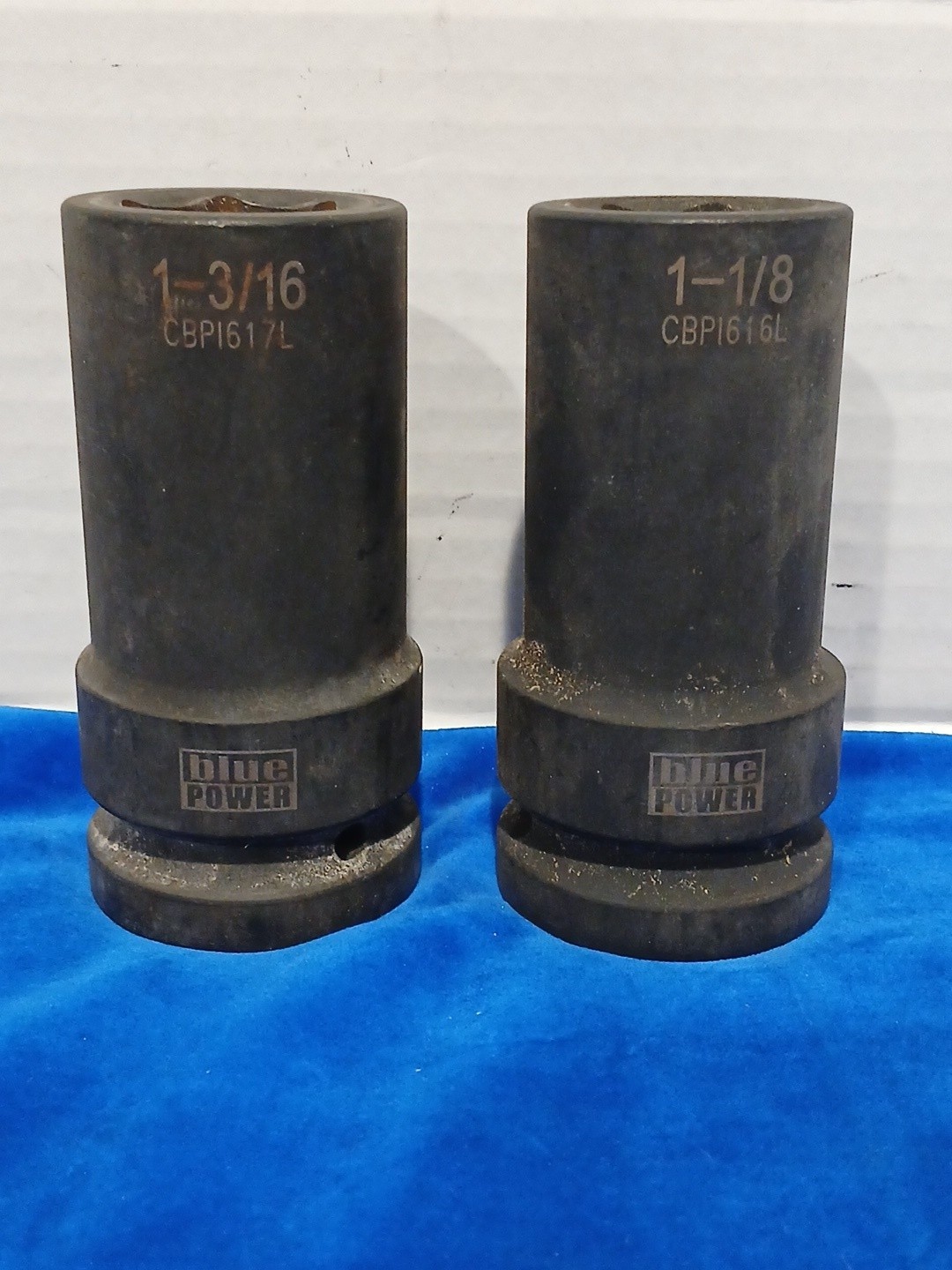 Cornwell bluePOWER 9pc 3/4 Drive Deep Impact Socket Set 6 Point SAE CBPI59LST