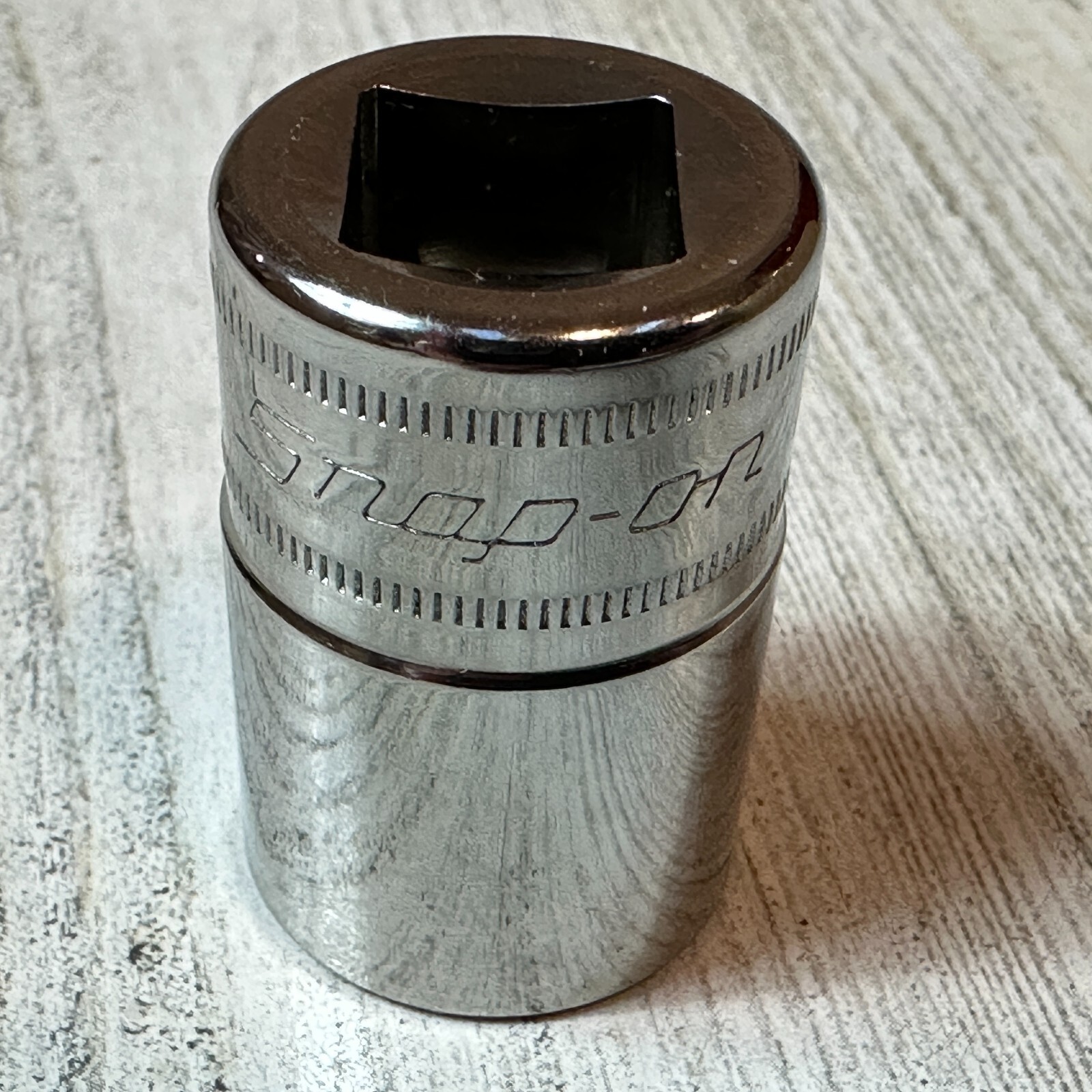 Snap On 1/2″ drive 18mm Metric Shallow 6 Point Chrome Socket TWM18 NOS