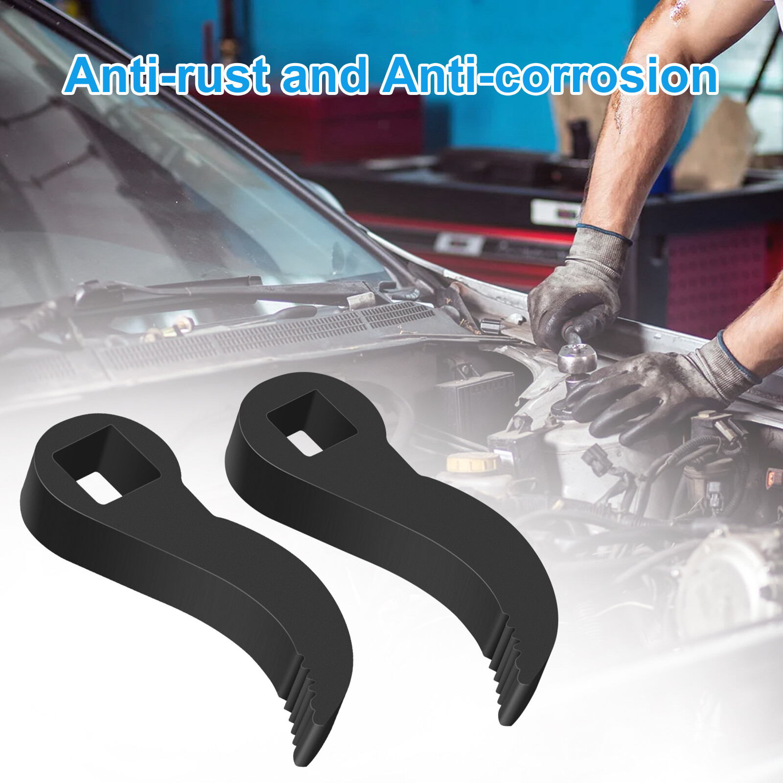 Pry Bar Wrench Adapter Head 1/2″ 3/8″ Drive Crowbar Adapter Ratchet Tool