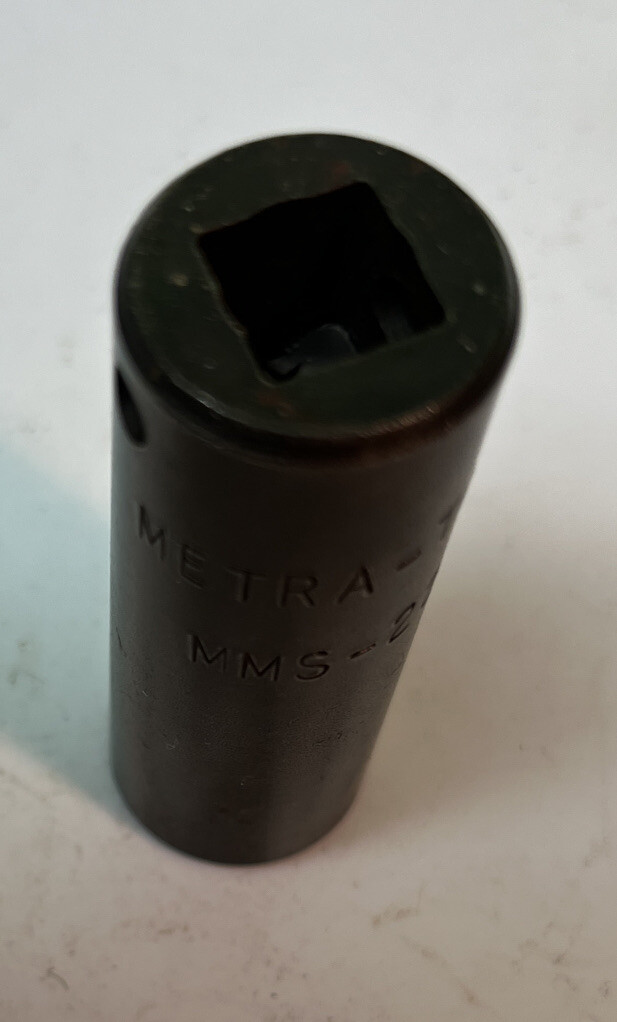 Metra 13mm,MMS-2213R Socket 3/8”Dr.6Pt.Magnetic,Oal.2 1/4″, sku(S06R)