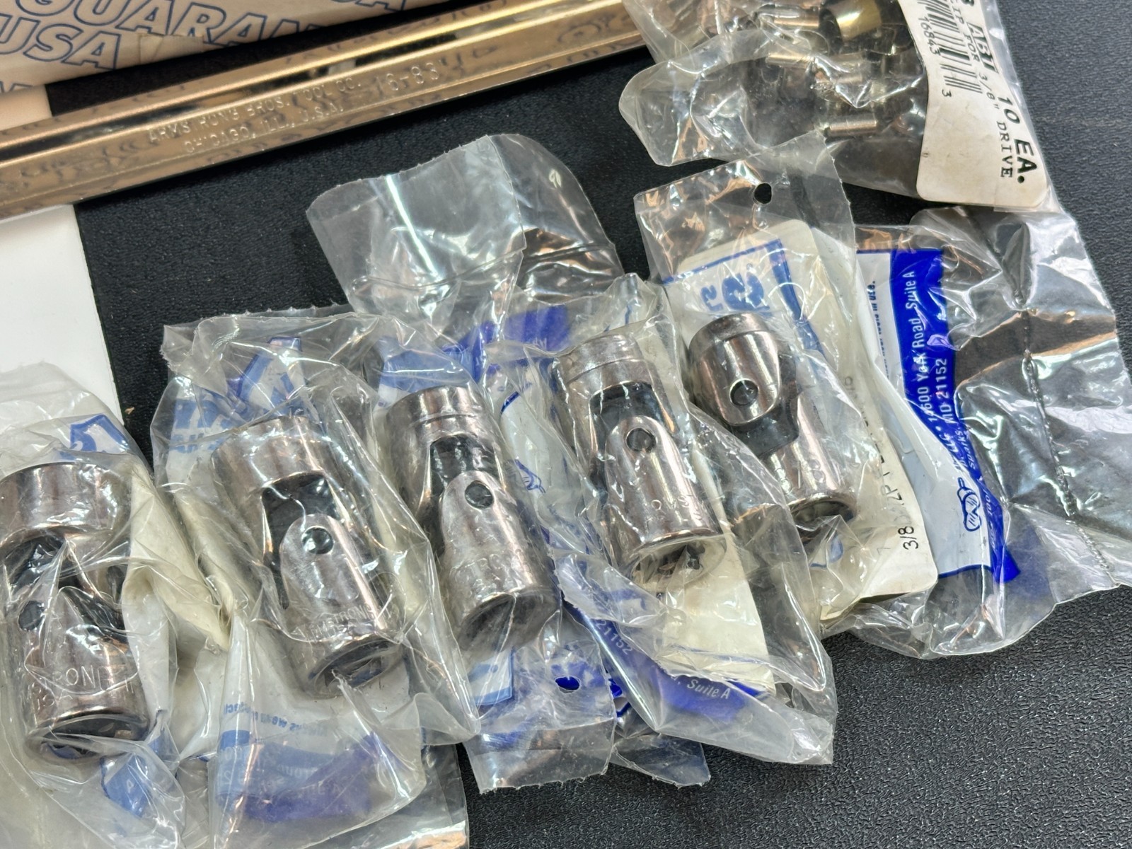 NOS Armstrong 15-400 7pc 3/8″ Drive SAE 3/8-3/4″ Universal Swivel Socket Set