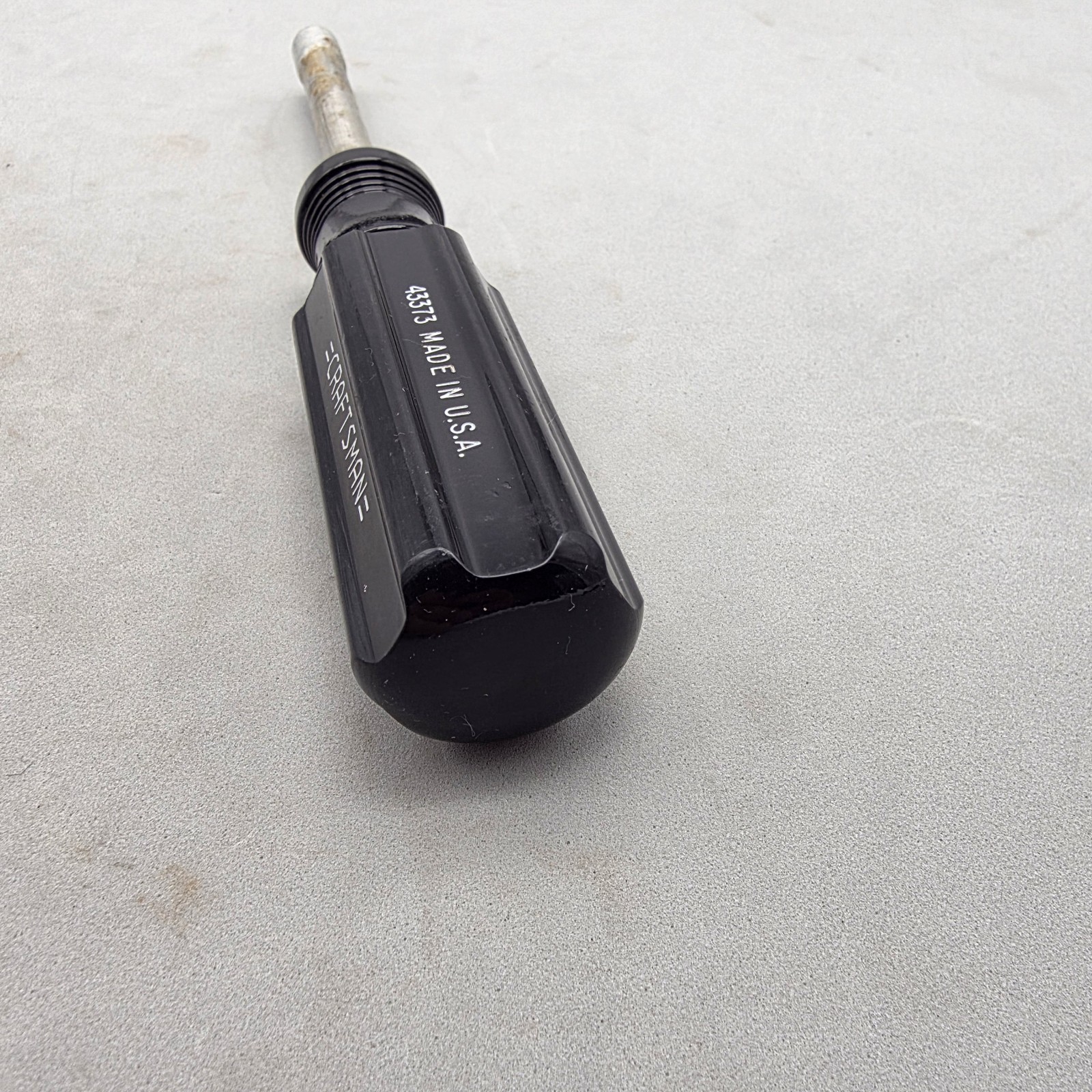 Craftsman Tools Magnetic 1/4″ Hex Bit Dr. Handle Screwdriver Black 43373 USA