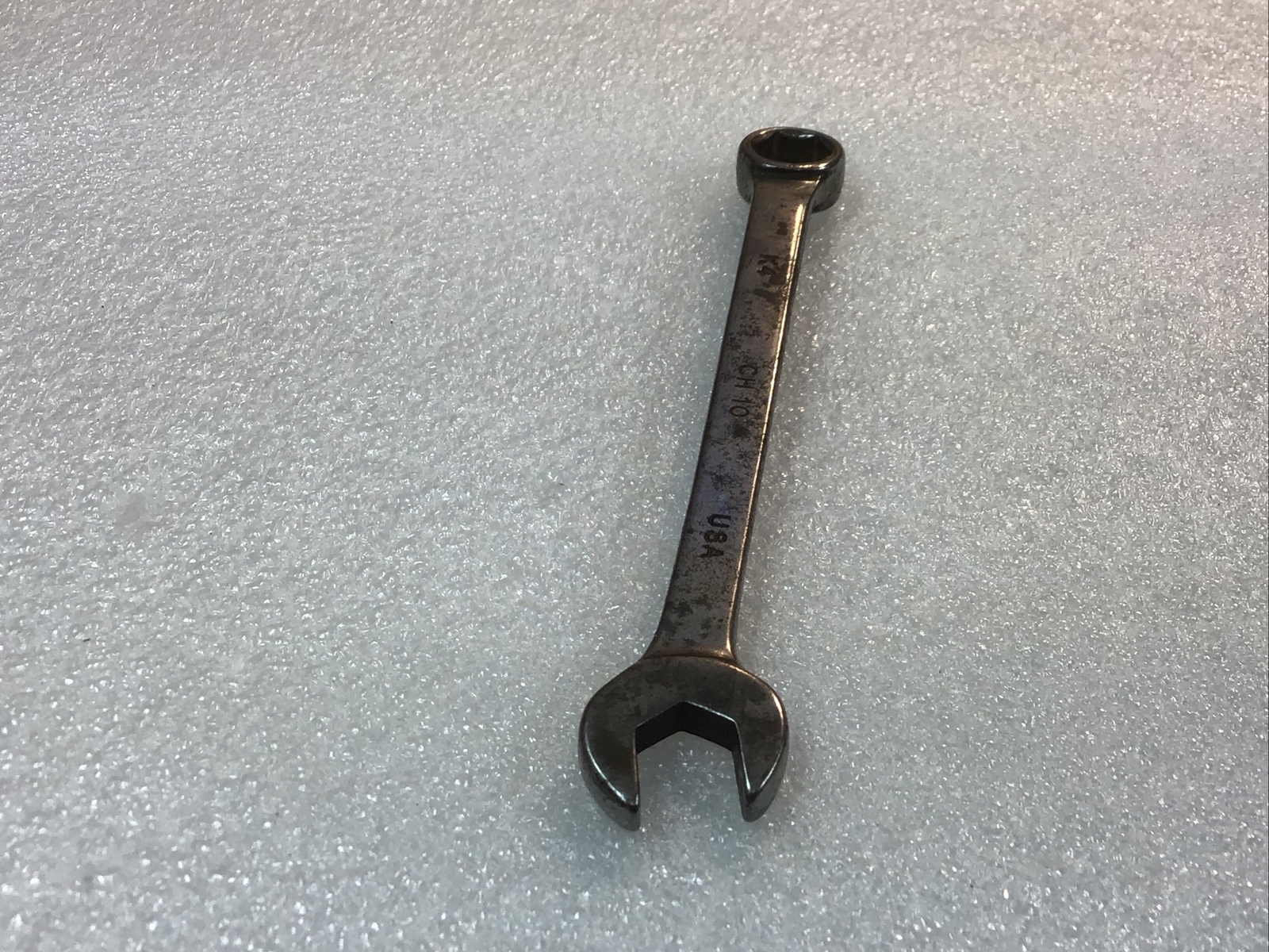 MAC TOOLS#CH10 – 5/16”, SAE, 6 PT., CHROME, SHORT, COMBINATION WRENCH-U.S.A-