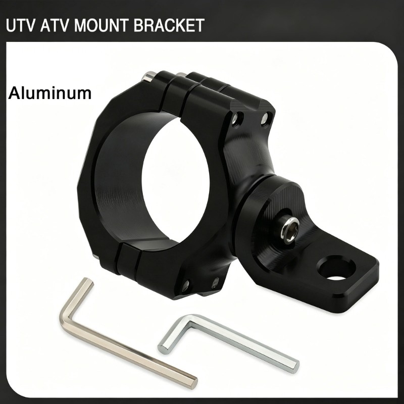 Clamp On UTV Light Mount Bracket for 1.75 to 2 Inch Bars Use