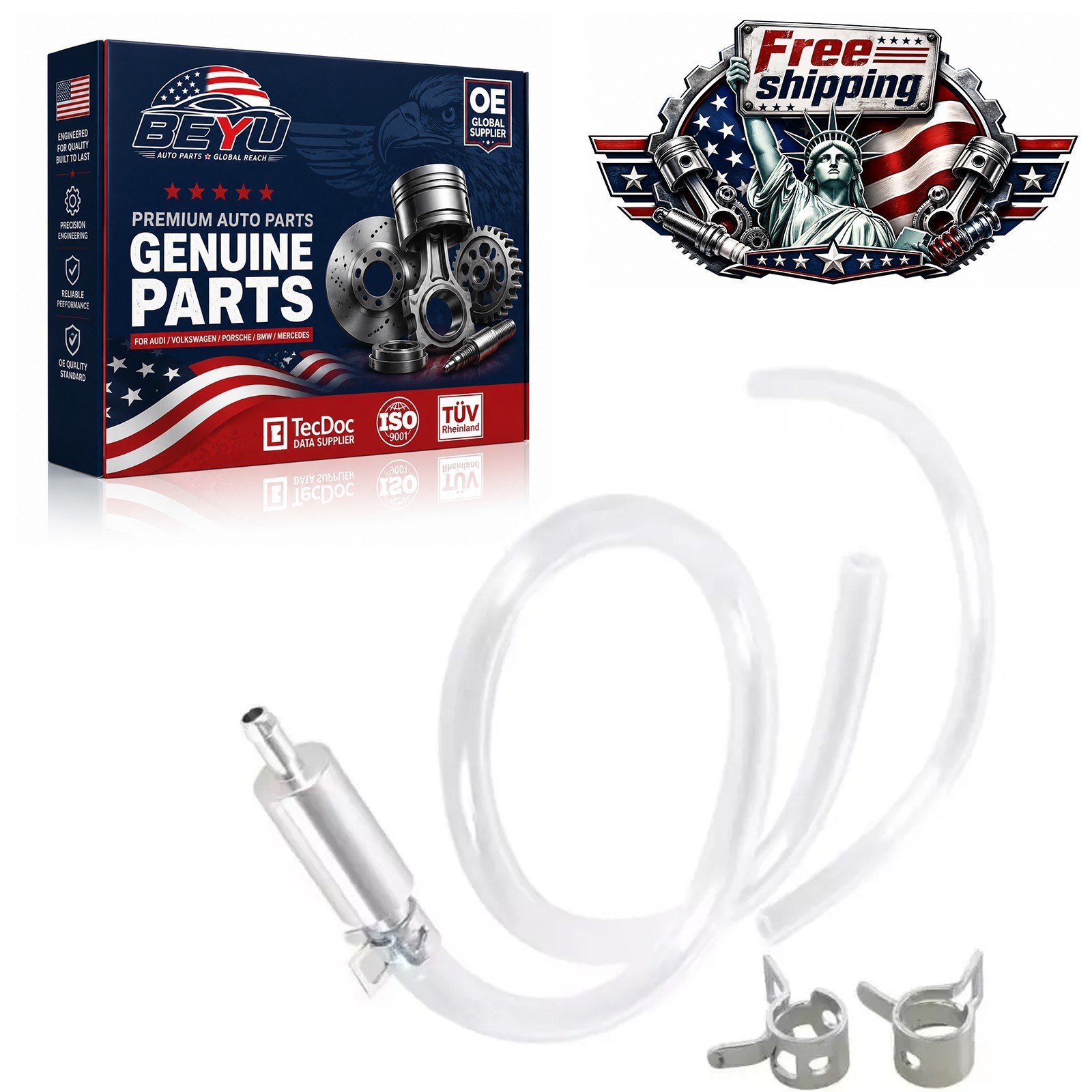 Motorcycle One Way Brake Fluid Drain Hose with Check Valve Brake Clutch Brake