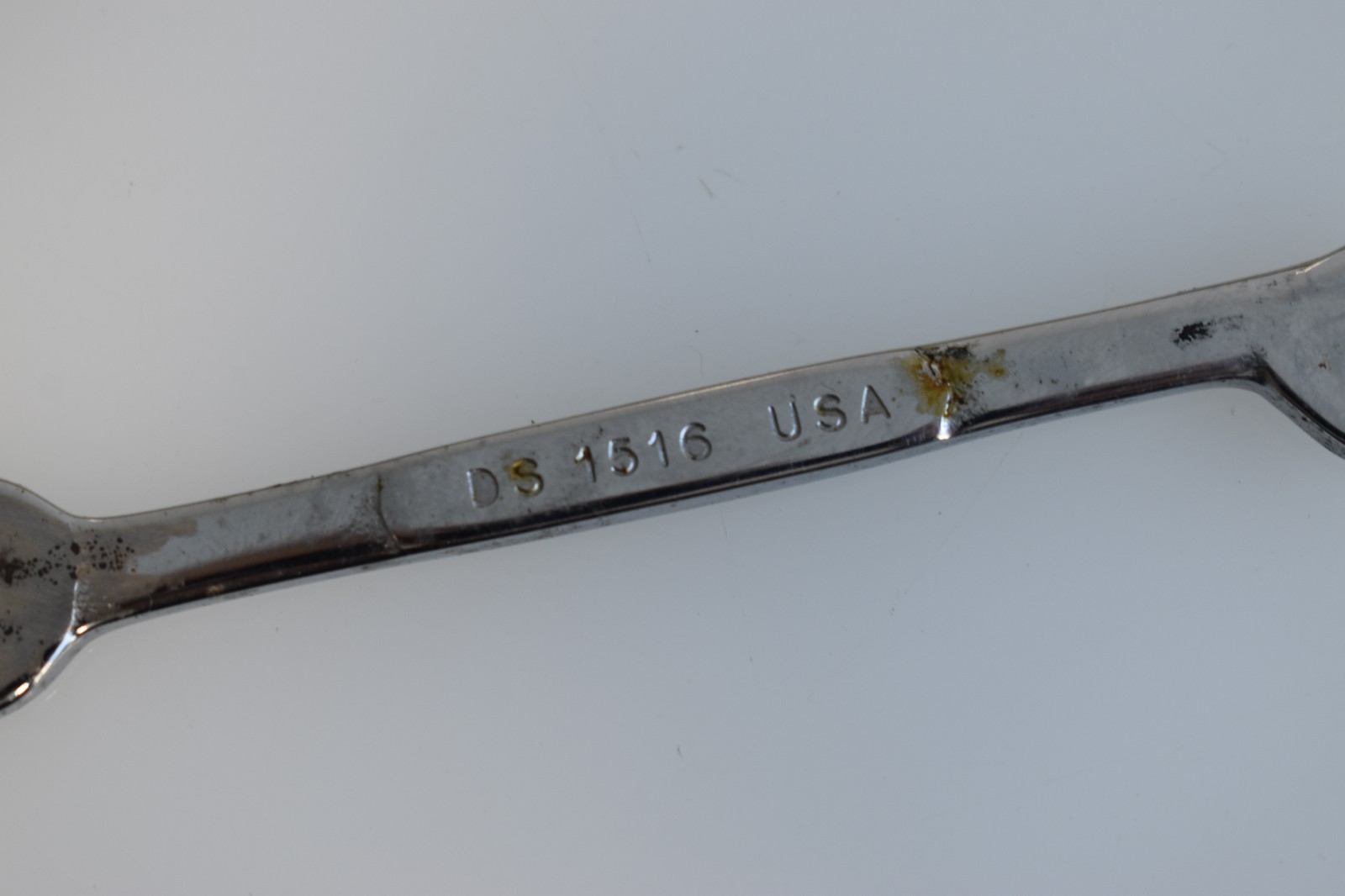 Snap On Tools DS1516 1/4″ x 15/64″ SAE Open End Ignition Wrench Chrome USA