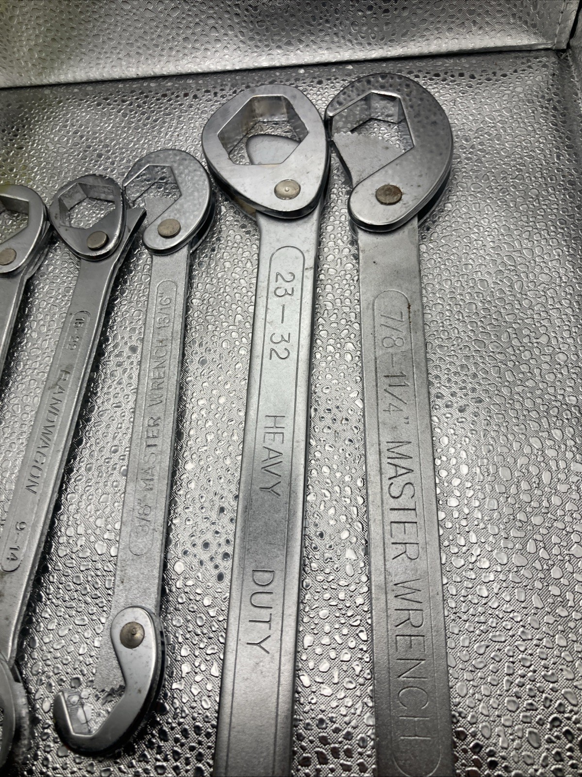 Set of (5) multi wrenches. Great Shape