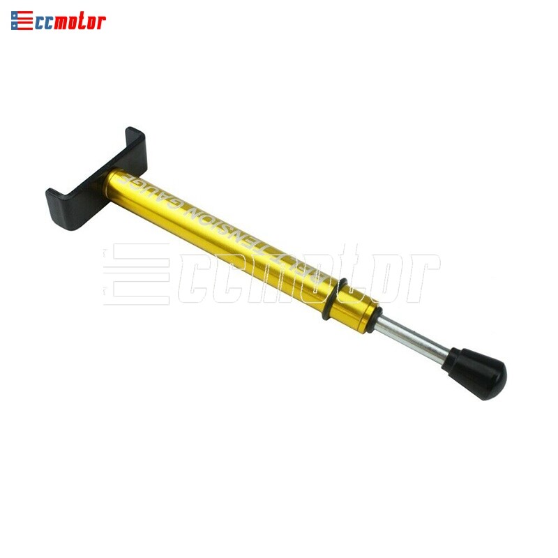 Motorcycle Adjustable Belt Tension Tool Dial Indicator Gauge for Harley Davidson