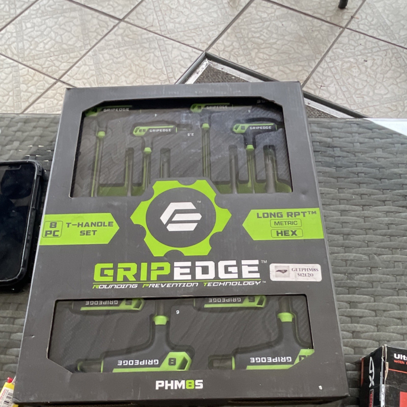 Gripedge 8 Pc T-Handle set