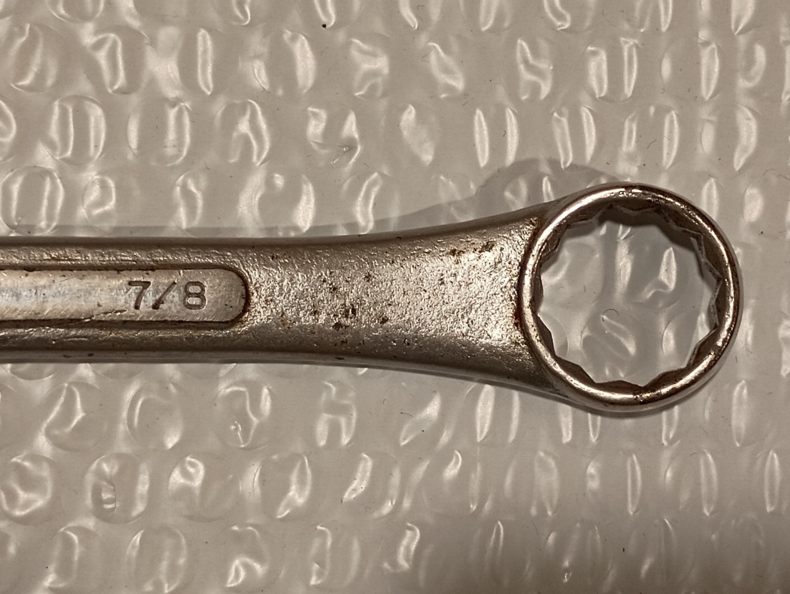 SK TOOLS «LECTROLITE» 7/8″ COMBO WRENCH, 11″ LONG, 12 POINT.