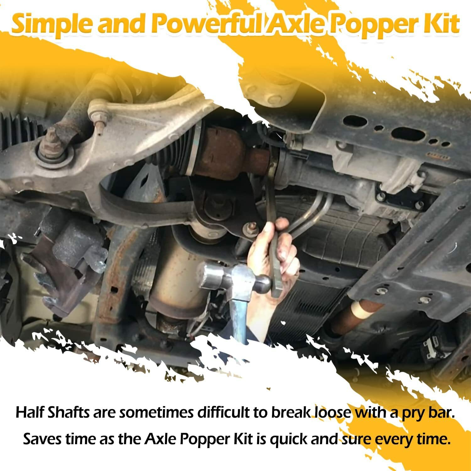 12020 Axle Popper Fork & Shim Kit FWD Half Shaft Inner CV Joint Removal Tool
