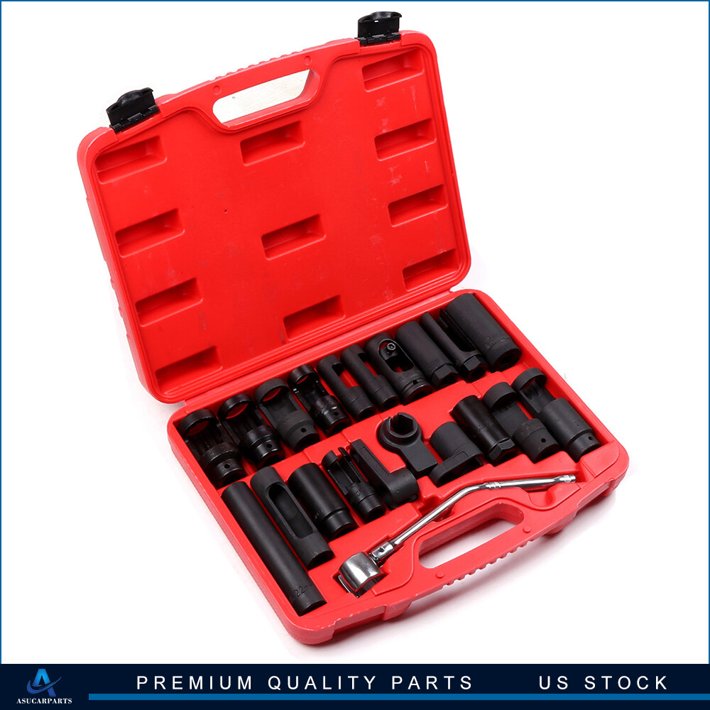 For Removing Oxygen Sensors 21 pcs Oxygen Sensor Special Socket Set