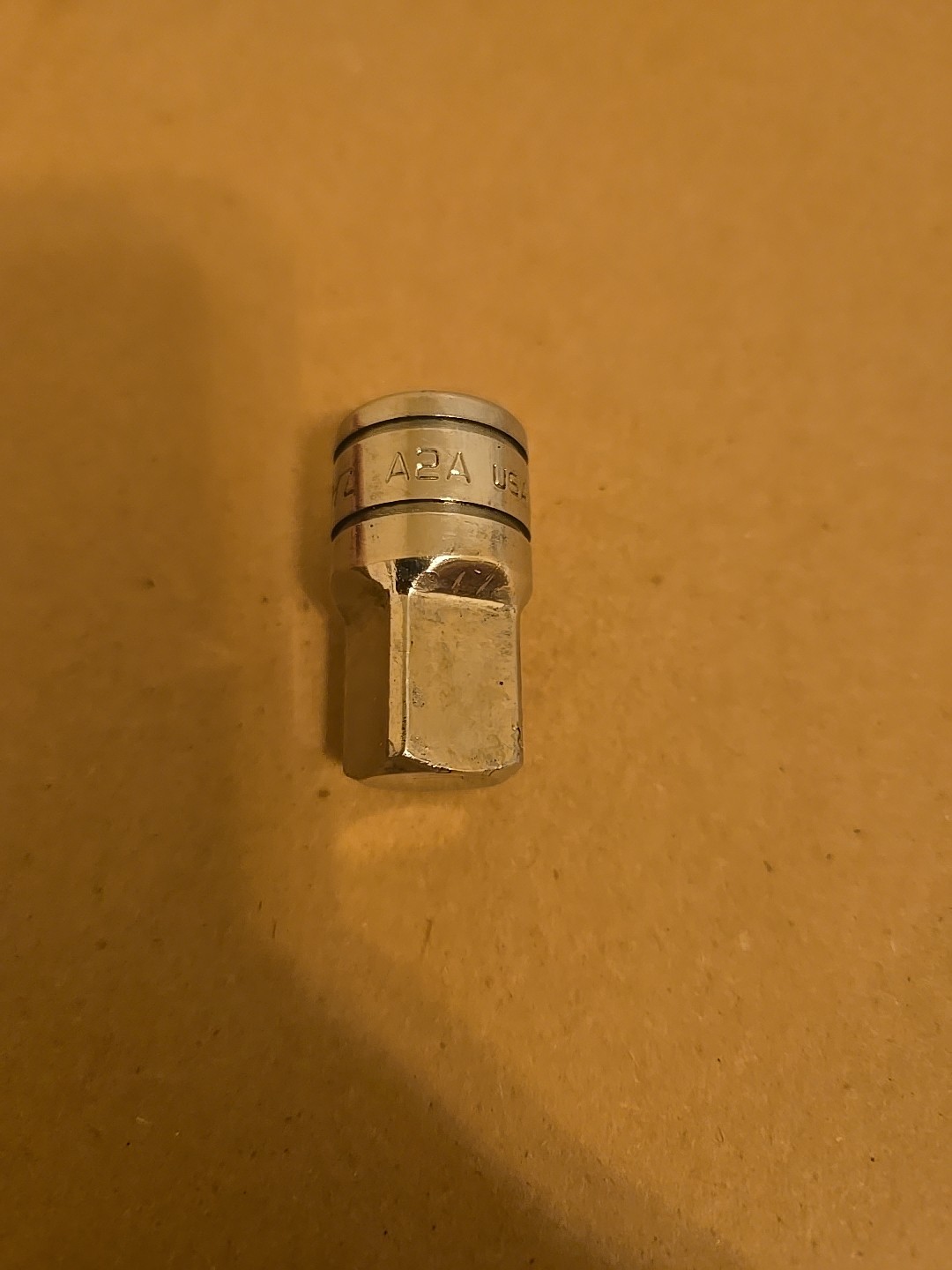Snap On 3/8″F To 1/2″M Chrome Adaptor Socket USA A2A