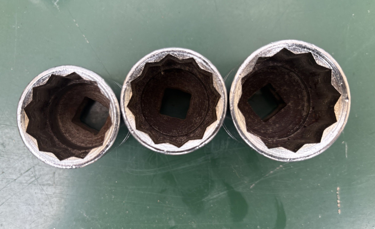 Vintage S-K (SK) Socket Lot – 1/2 Drive SAE 12 Pcs – 7/16” to 1 1/4”