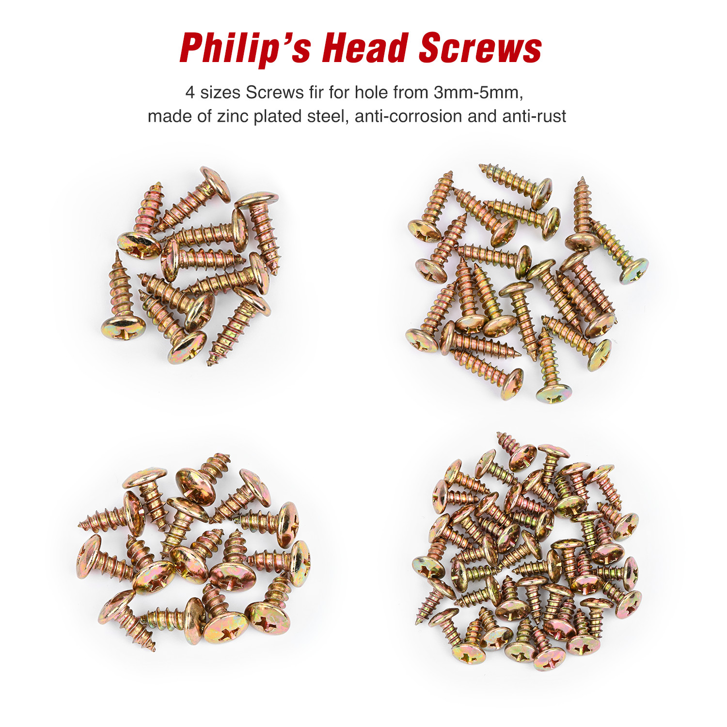 Nilight 170Pcs Car U-Clip and Screw Assortment Kit 9 Different Sizes