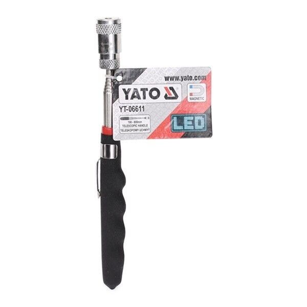 Led light Telescopic Magnetic Pick Up Rod Tool Stick Extending Magnet 10LB Yato