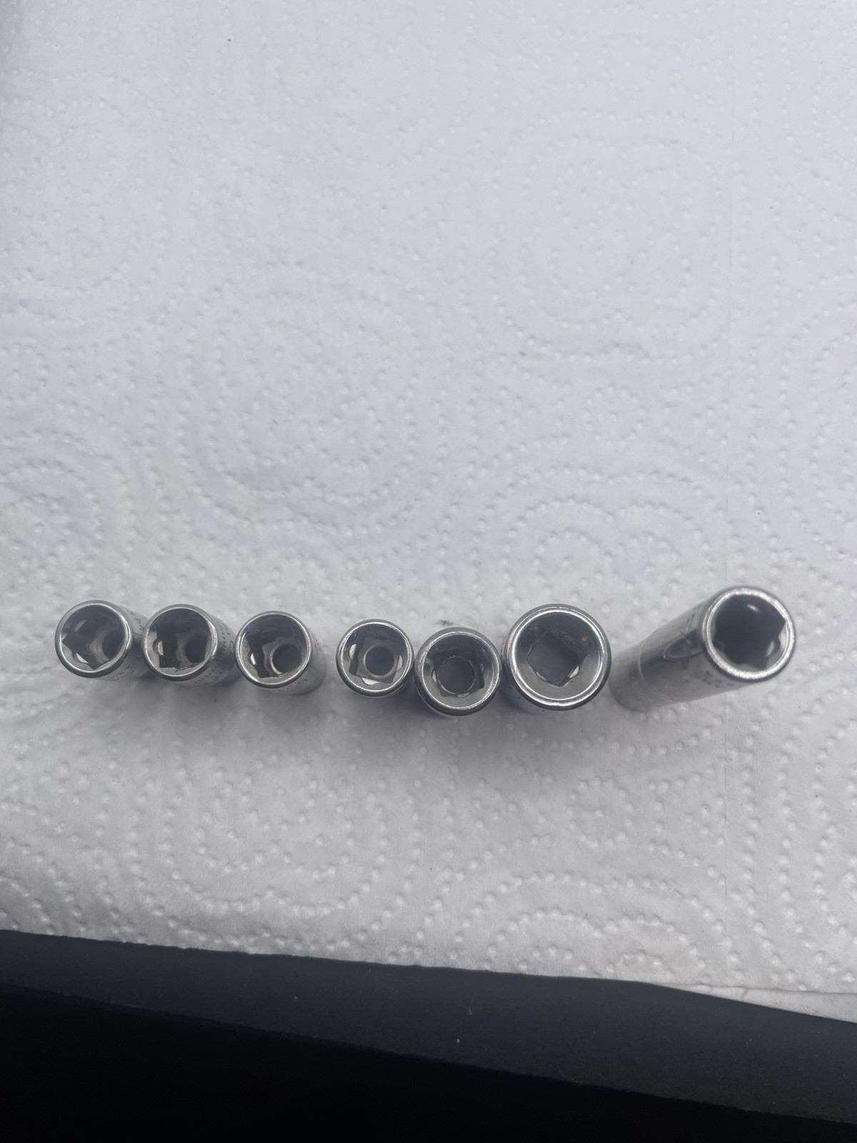 Craftsman S-AH Socket Lot 43492,43494,43496,43498,43502,43474,43493 All 6pt 1/4D