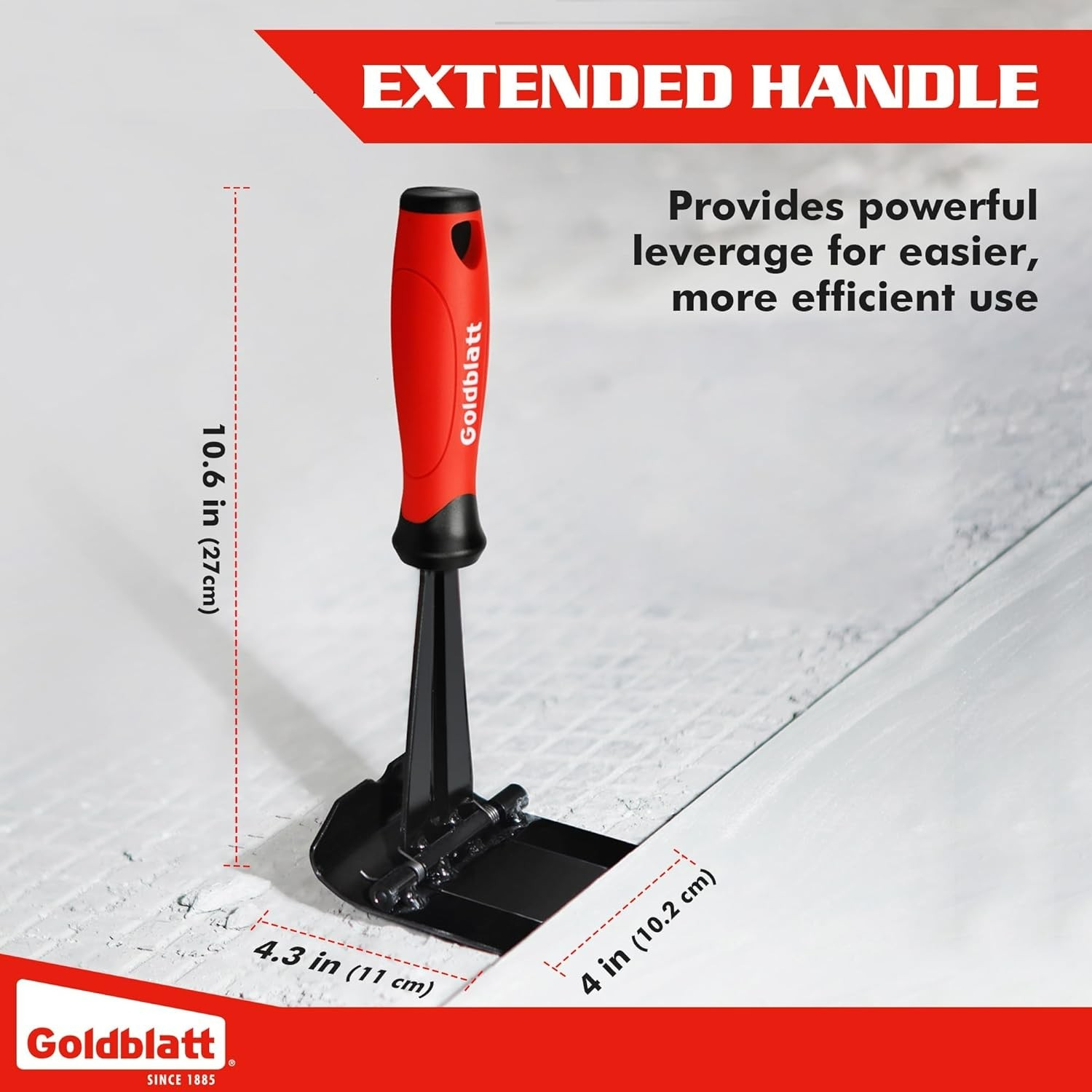 Goldblatt Puller, 4-Inch Tile Removal Multi-Tool for Commercial & Improvement, B