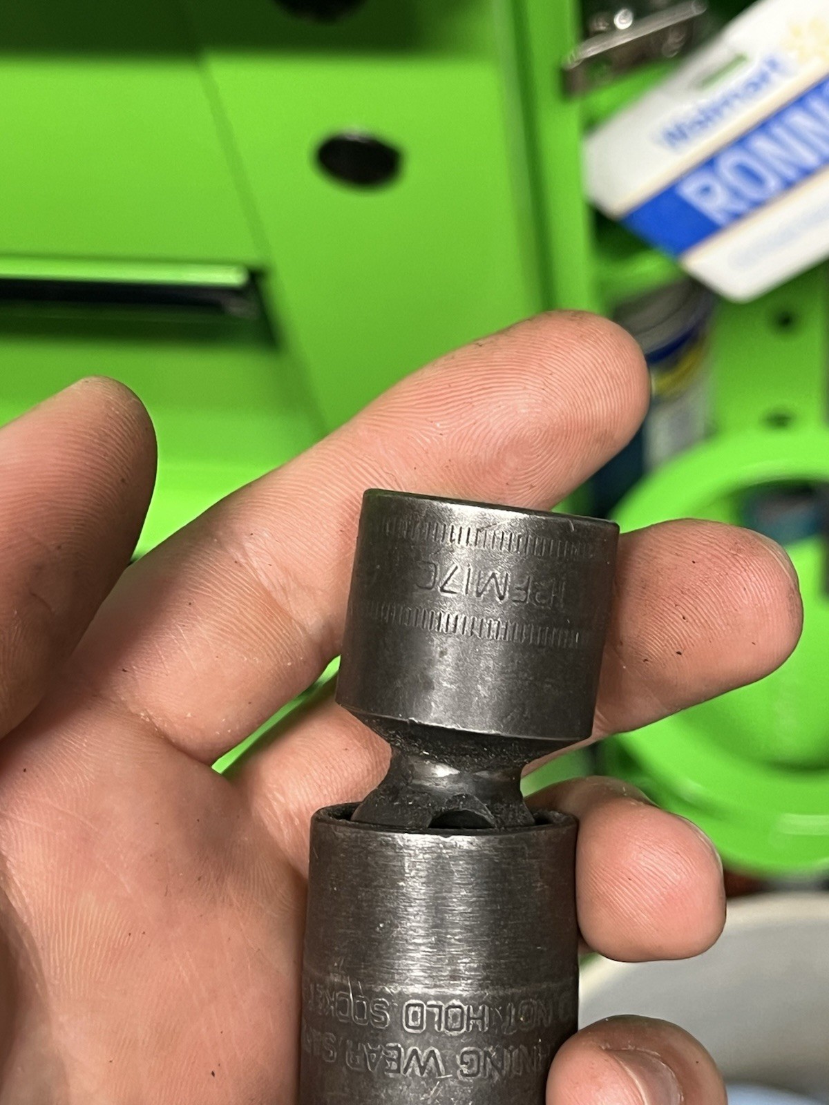 SNAP ON IPFM17C 17MM SWIVEL SOCKET