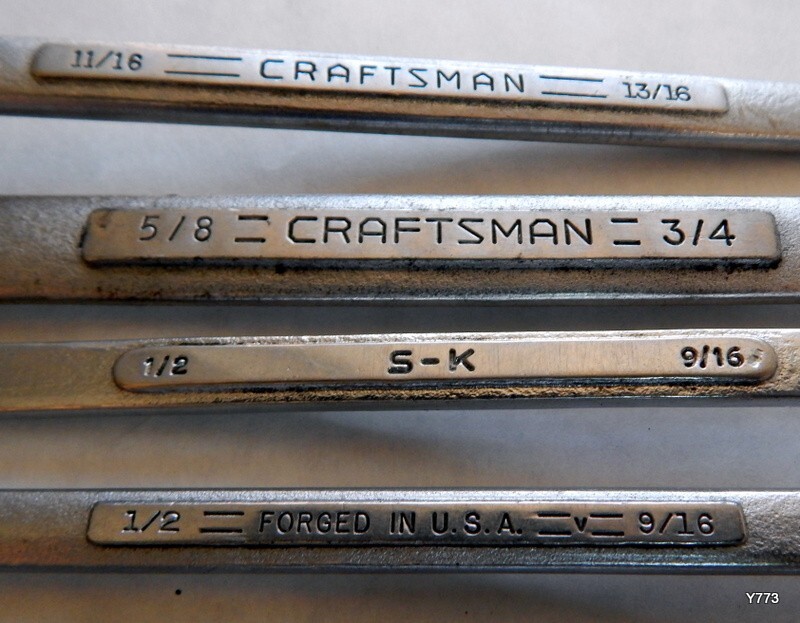 9 PCS Mixed Lot 12-Point SAE Box Wrenches