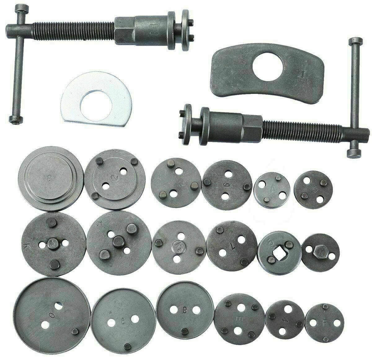 Set Car Heavy Duty Disc Brake Caliper Piston Rewind Wind Back Tool Kit 22 Pieces