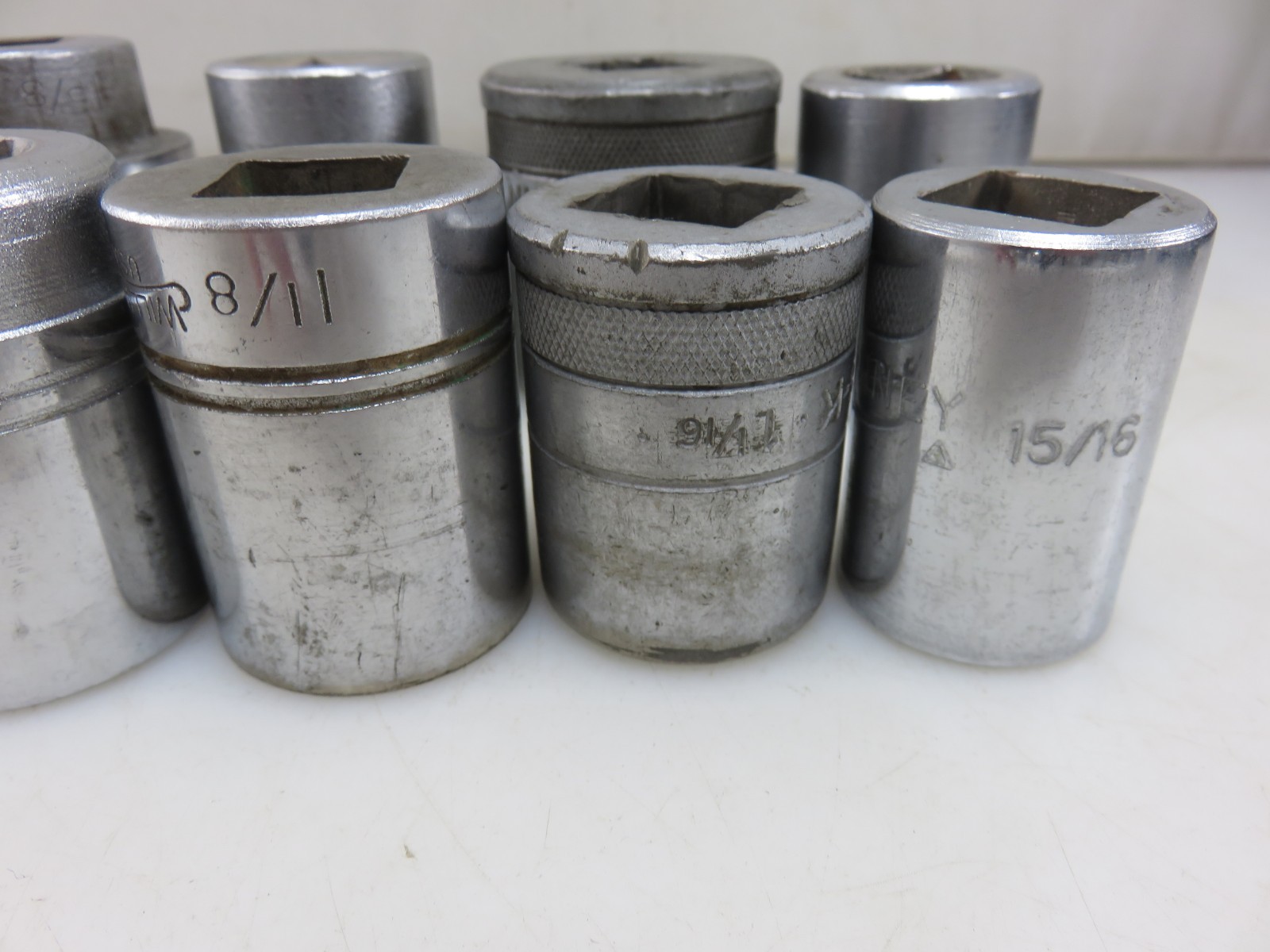 Craftsman S-K Etc. SAE 3/4″ Dr. Socket Set 12pt 15/16″-1 3/4″ 11pc ALL USA MADE