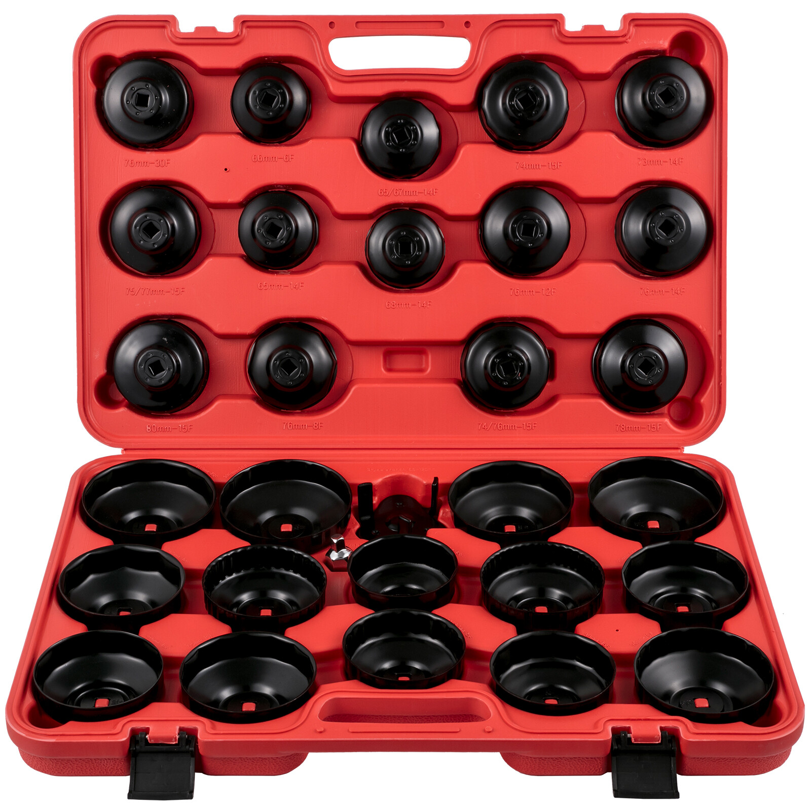 30 Pcs Oil Filter Cap Wrench Cup Socket Tool Set Mercedes BMW VW Audi Volvo Ford