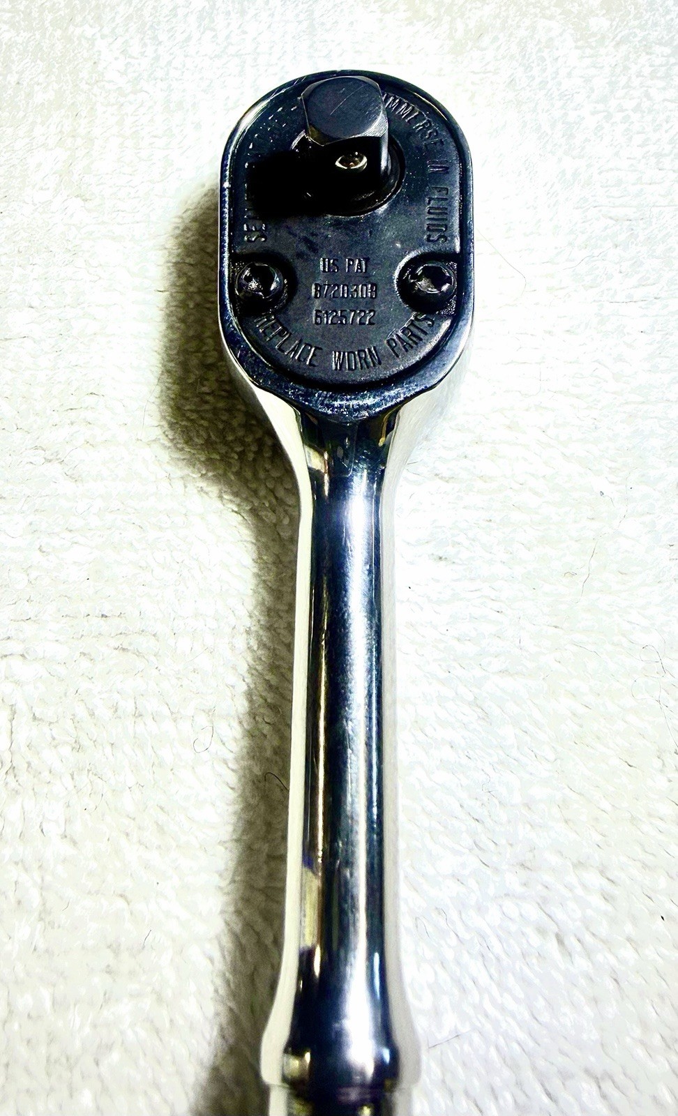 Snap-on THLD72 1/4″ Drive Ratchet Power Blue Dual 80 Long Hard Handle Fixed Head
