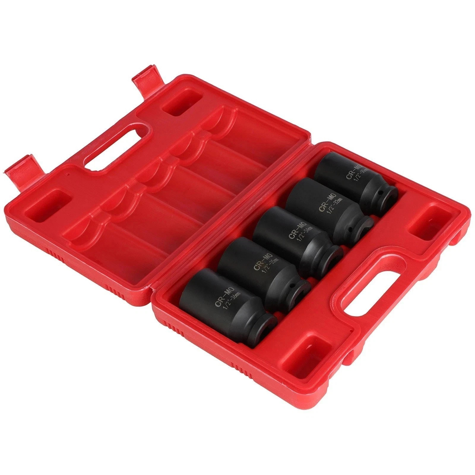 8PCS Universal Locking Key Lug Nut Master Socket Set Wheel Lock Removal Tool Kit