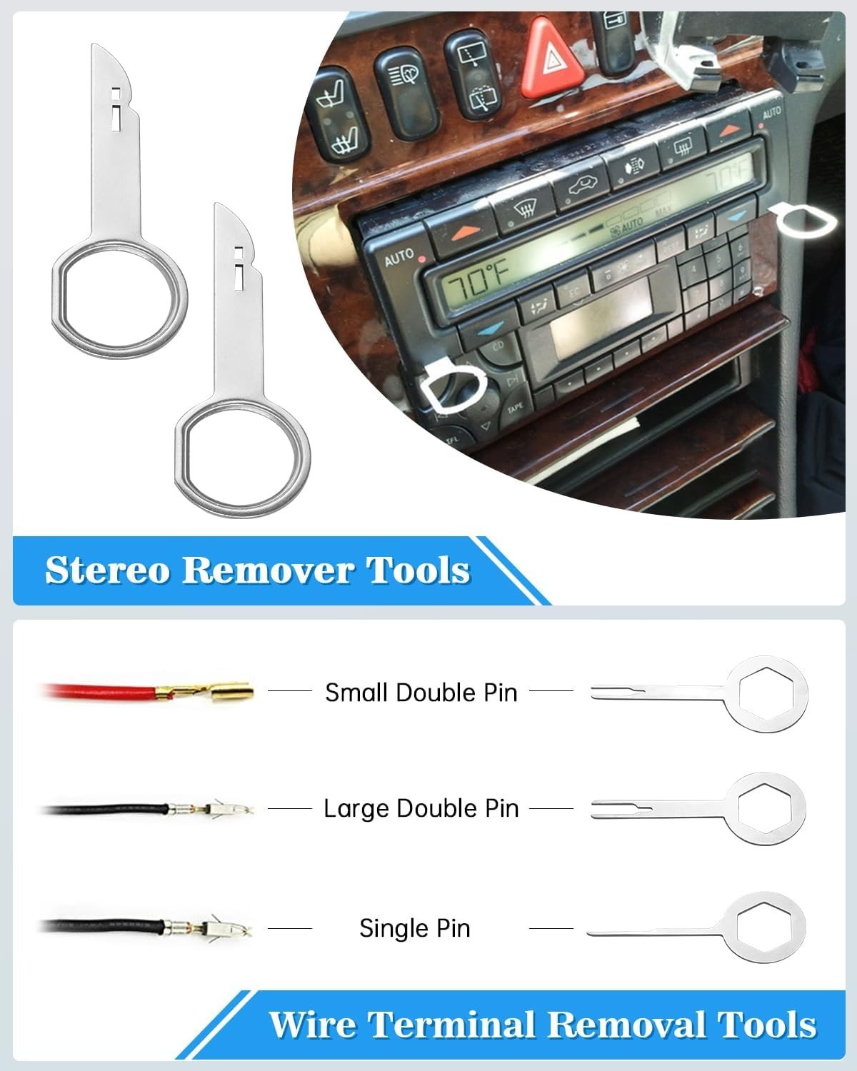 High-Quality Car Panel Door Trim Tools with Ergonomic Design & Storage Bag