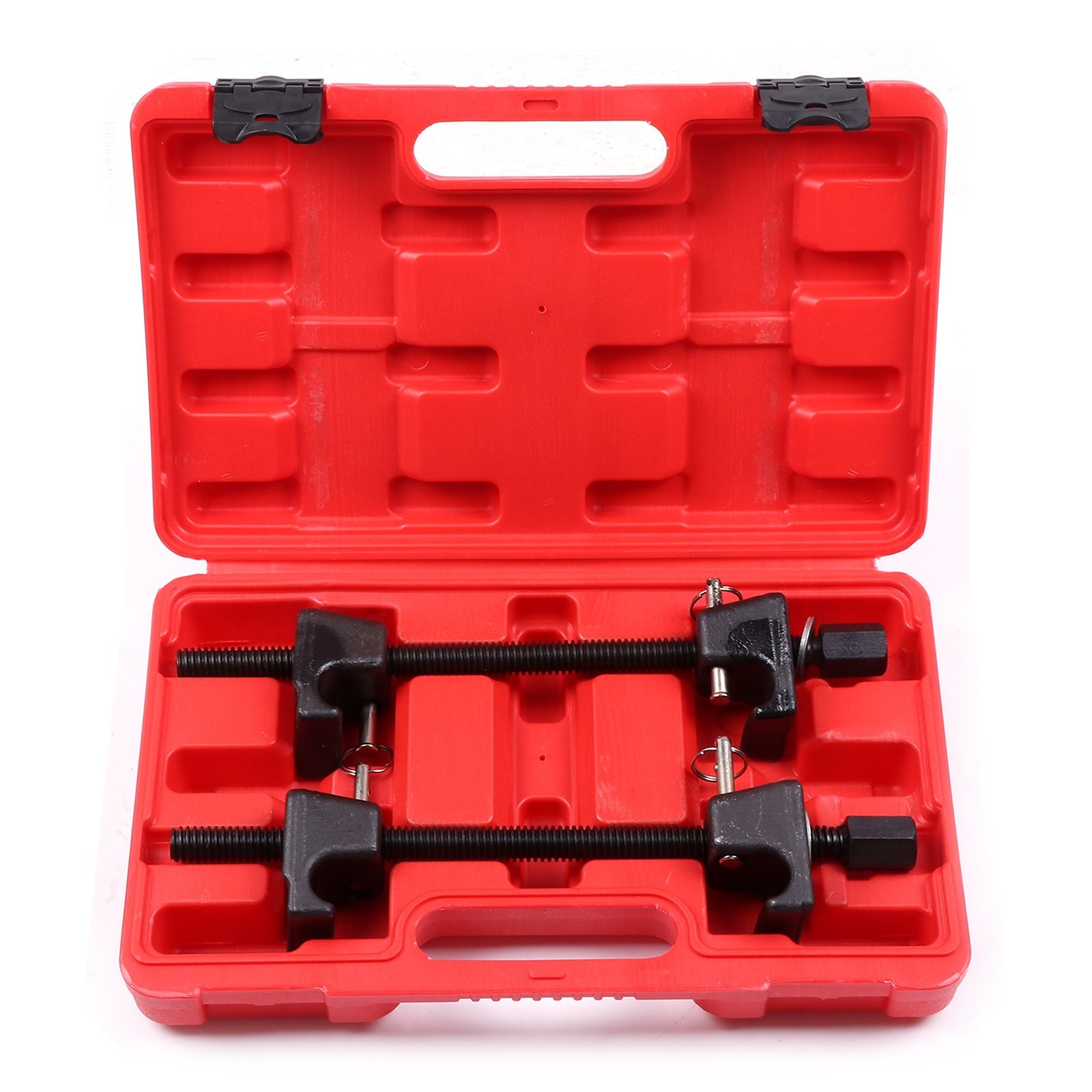 Coil Spring Compressor Garage Tool For 2PC MacPherson Struts Shock Absorber Car