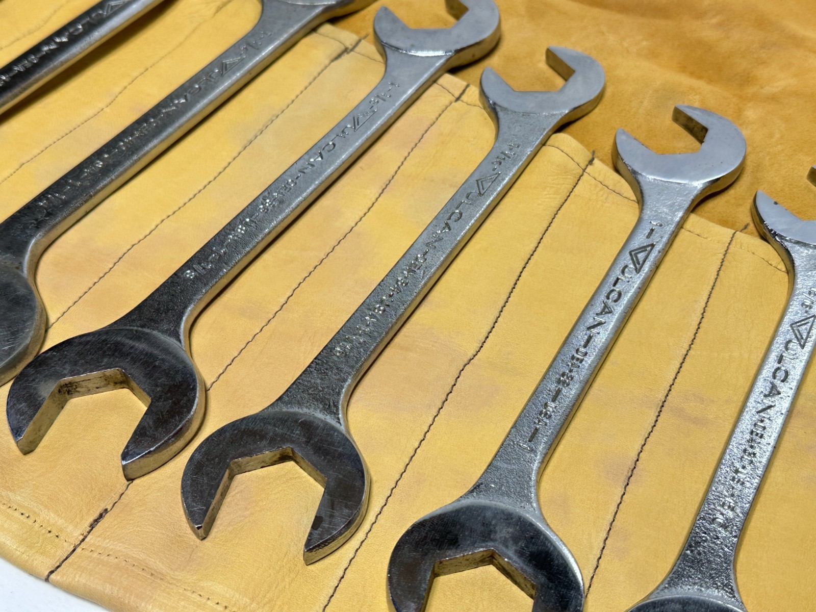 🇺🇸 VULCAN Williams 17pc USA SAE 3/8 to 1-7/16″ Open-End 4-Way Angle Wrench Set