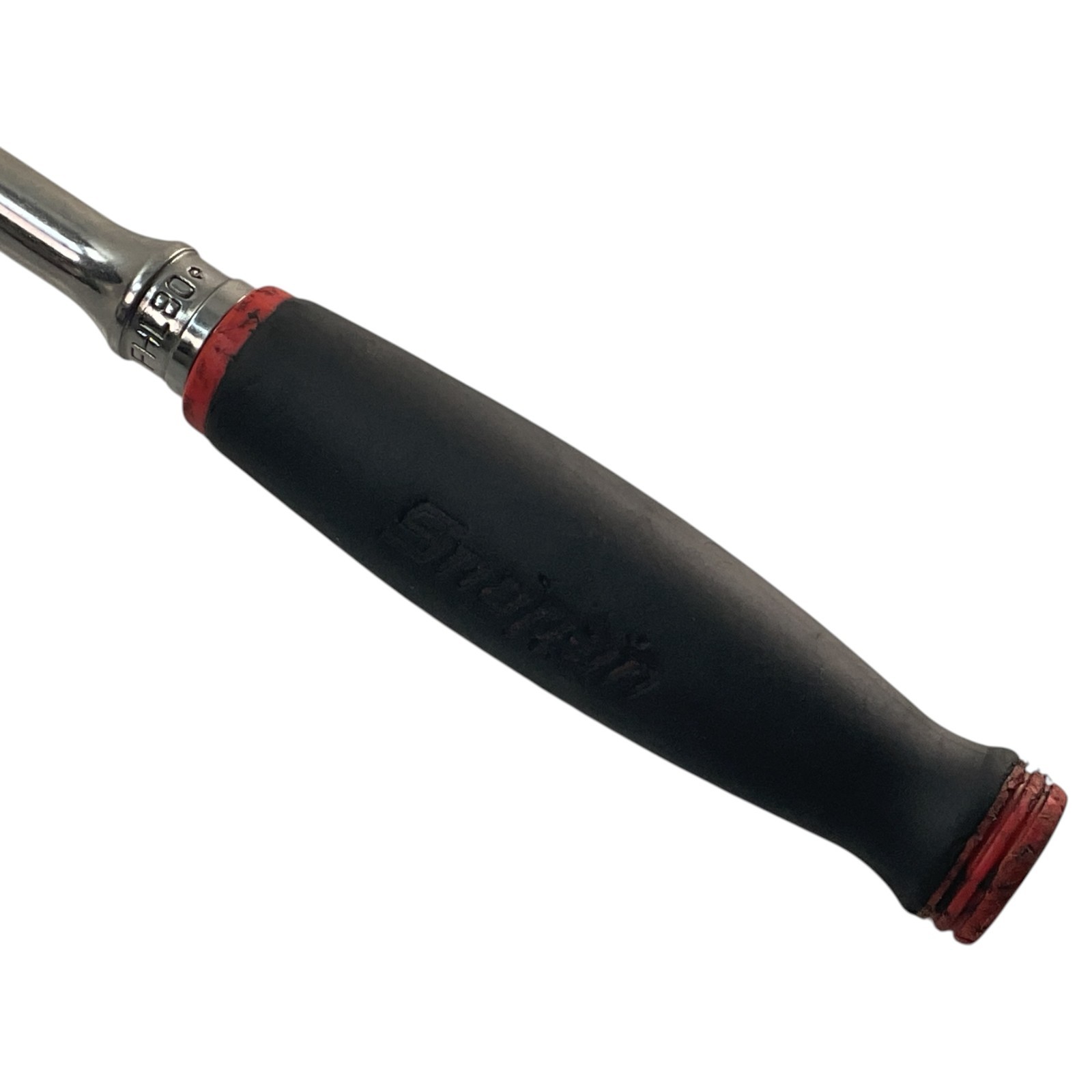 Snap-on Ratchet 3/8″ Drive FHL80 Sold As Pictured Mechanic Tool Red Soft Grip US
