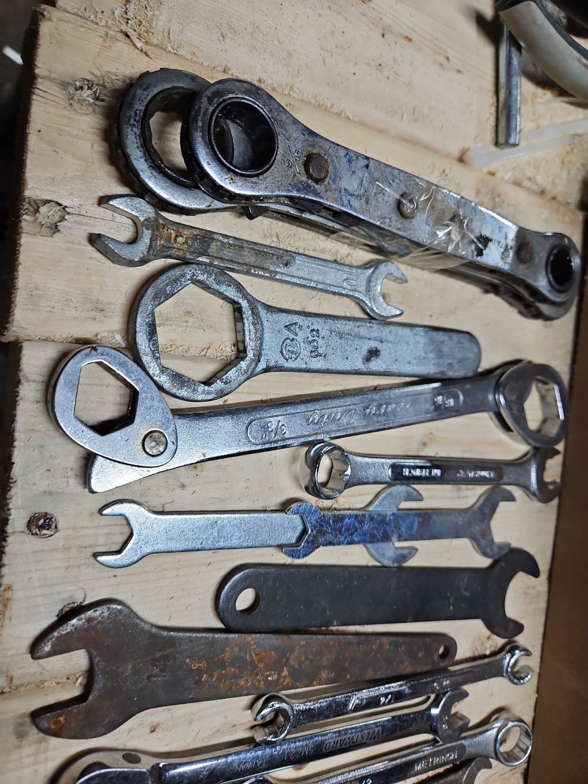 21 Piece Wrench Lot. Various Sizes, Types, And Manufacturers