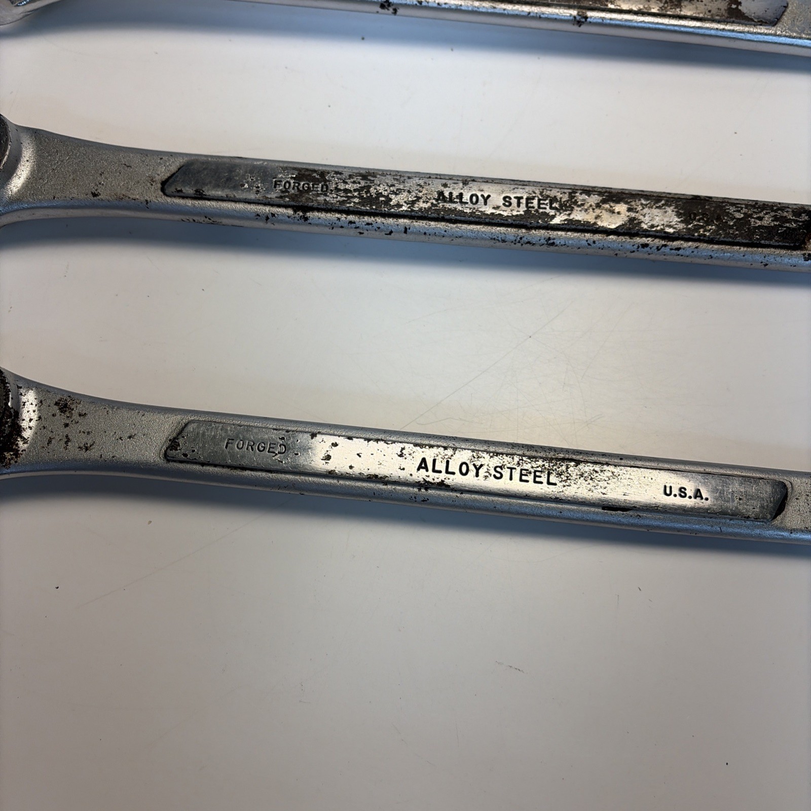 Vintage Husky USA Combination Wrench Set CC32 CC36 CC40 1″ – 1-1/4″