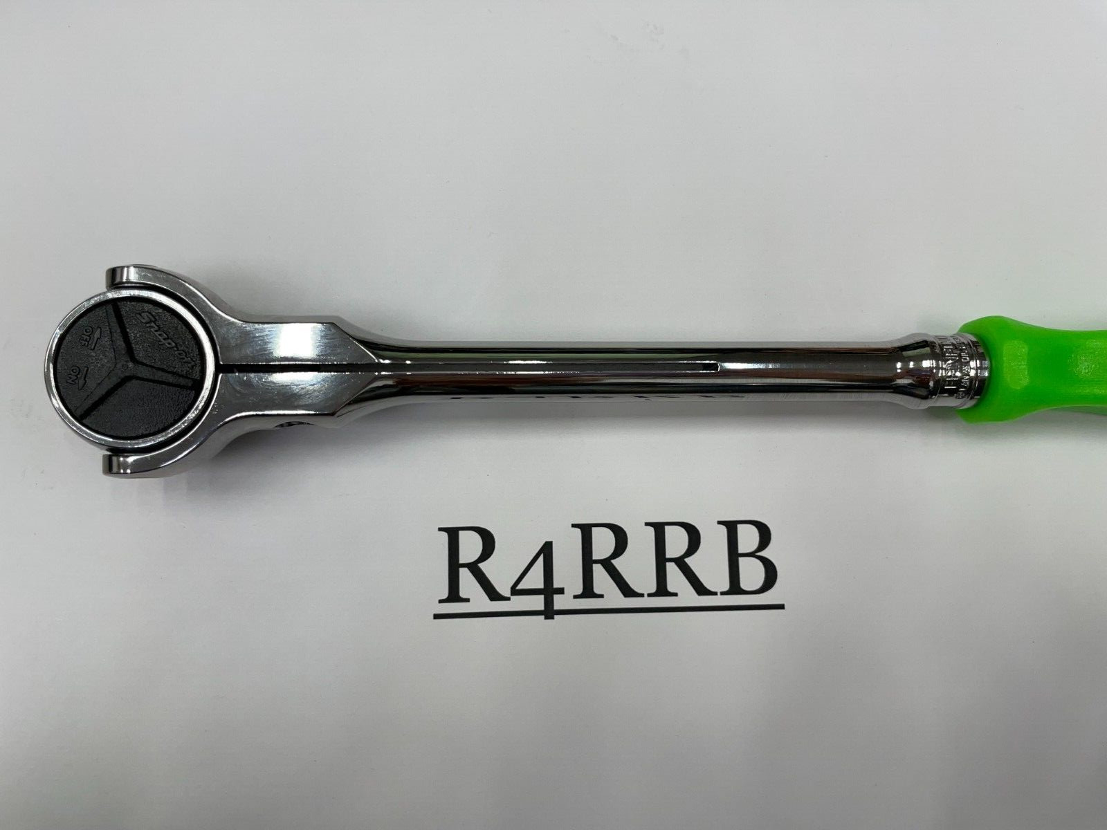 Snap-on Tools USA NEW GREEN 3/8″ Drive Hard Grip Round Swivel Ratchet FHNFD100G