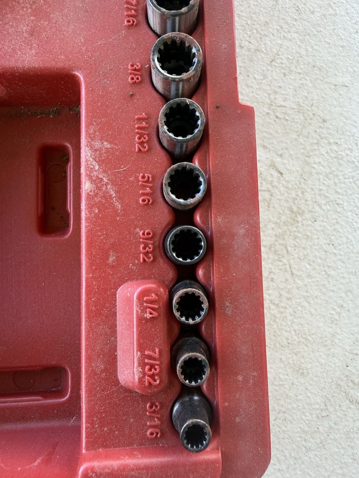 Craftsman Black Oxide Spline Drive Socket Set And Ratchets. 1/4 And 3/8