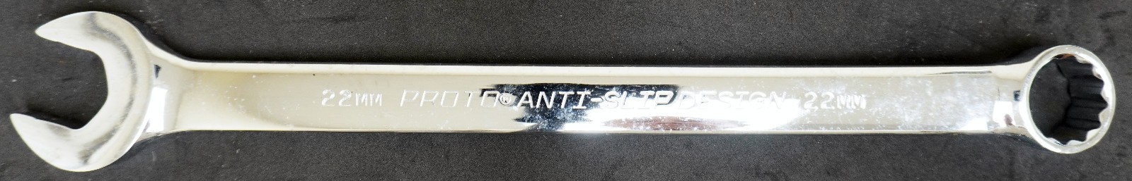 Proto Professional Anti-Slip 22mm 12-Point Combination Wrench – 1222M T500 – USA