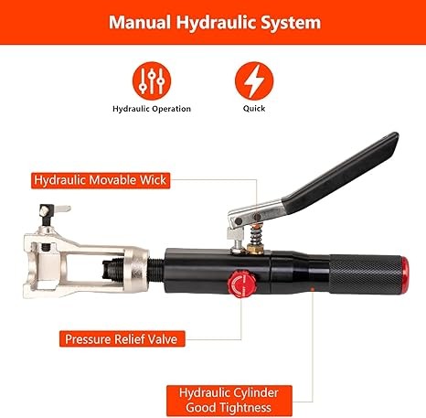 33 PCS 45° Hydraulic Flaring Tool Kit Double Flaring Tool for 3/16″-1/2″ Repair