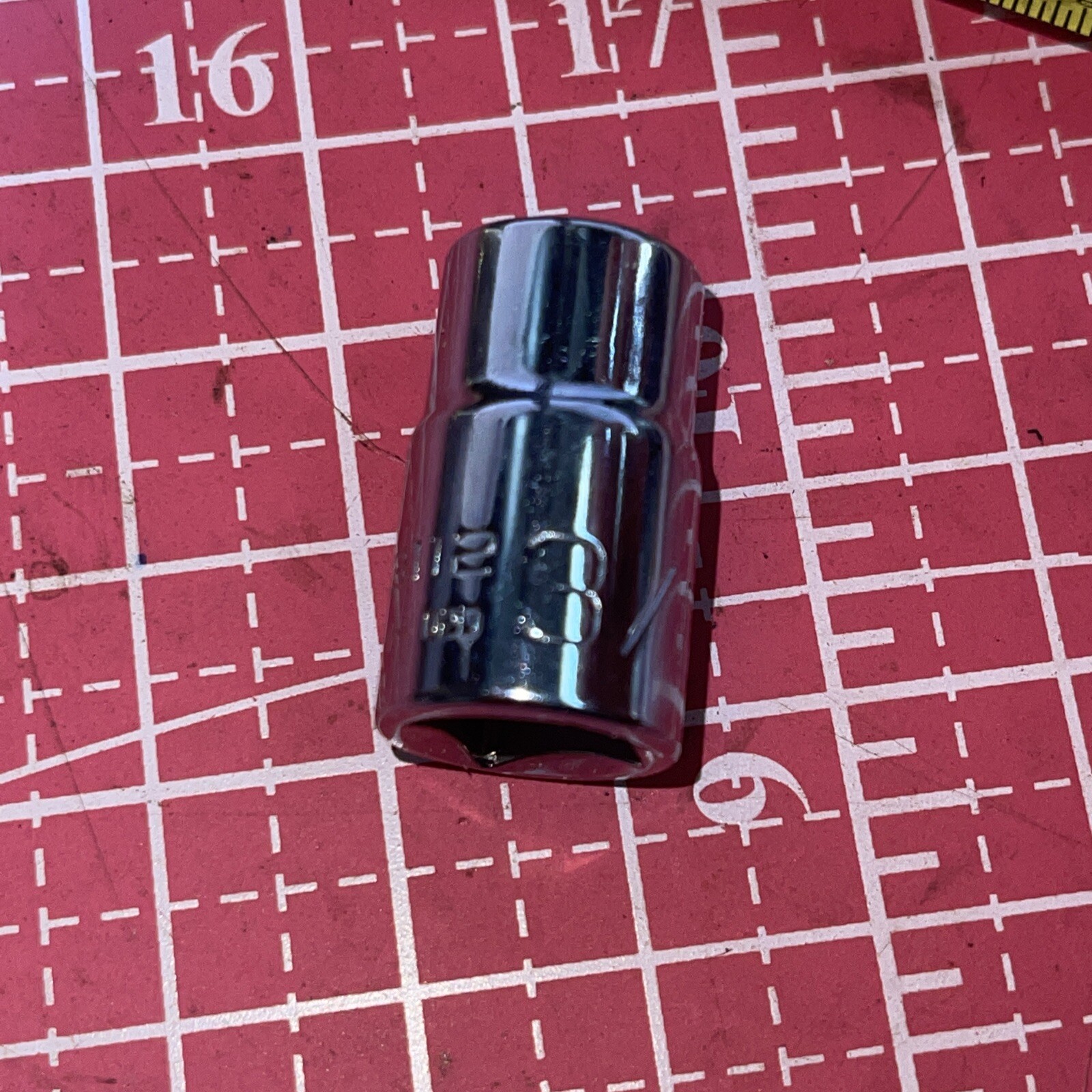 NOS Wright USA 3112 3/8 In SAE 3/8” Drive 12 Point Socket Vintage