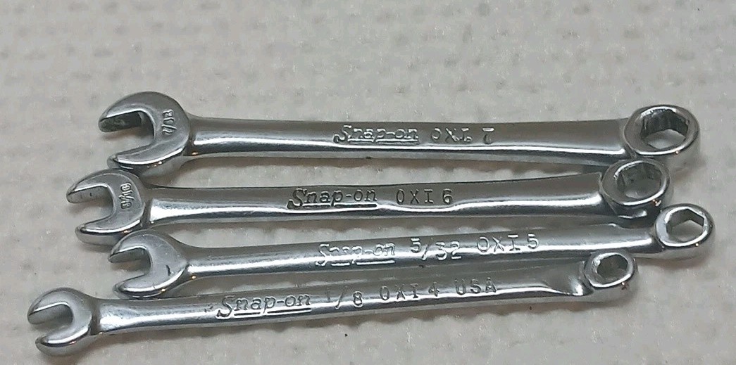 Snap-on 12 Pc,Mixed Wrench Lot OXI,XI,OSH,WOEX,RXH