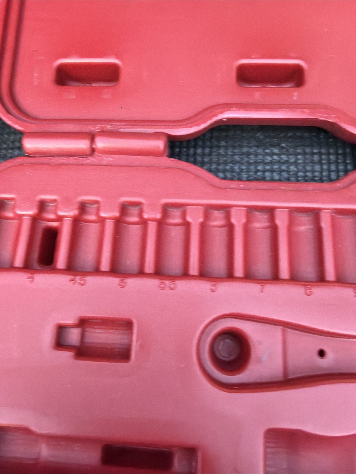 CASE ONLY Sears Craftsman 27pc Max Axess Socket Wrench Set 32818 1/4” Drive