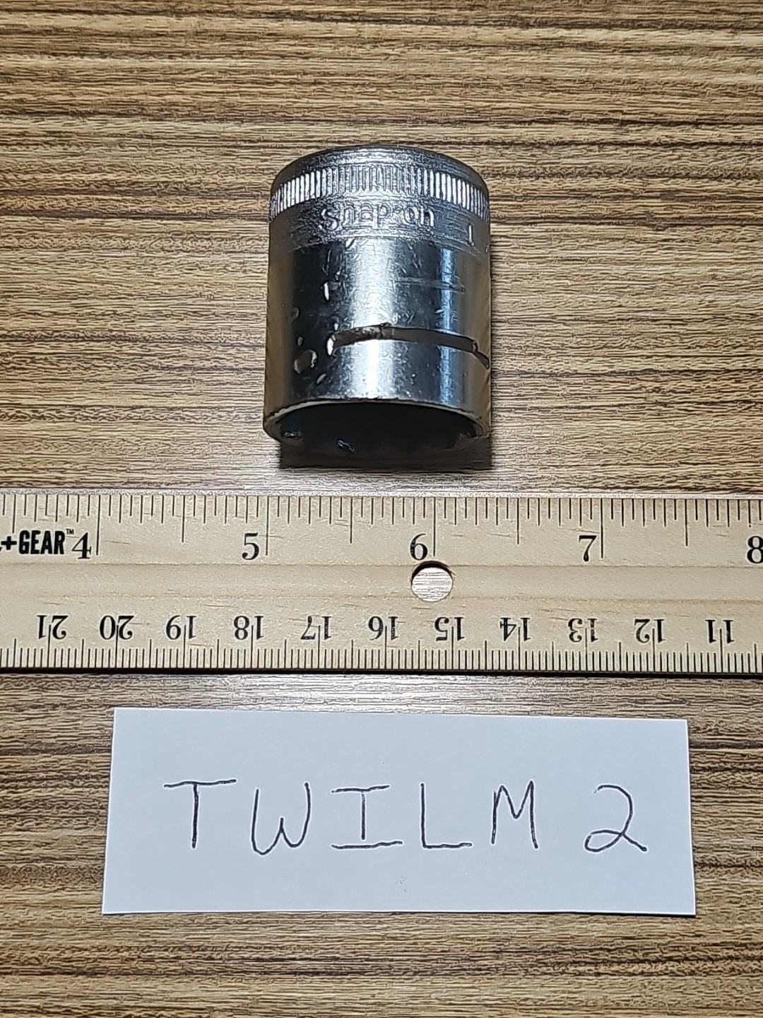 VTG Snap-On Tools SW320-1/2 – 1/2″ Drive 12-Point 1” SAE Socket USA