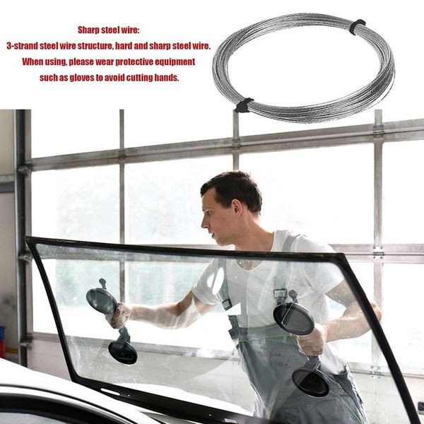 Sturdy Manganese Silicon Carbon Steel Windshield Wire for Effortless Removal