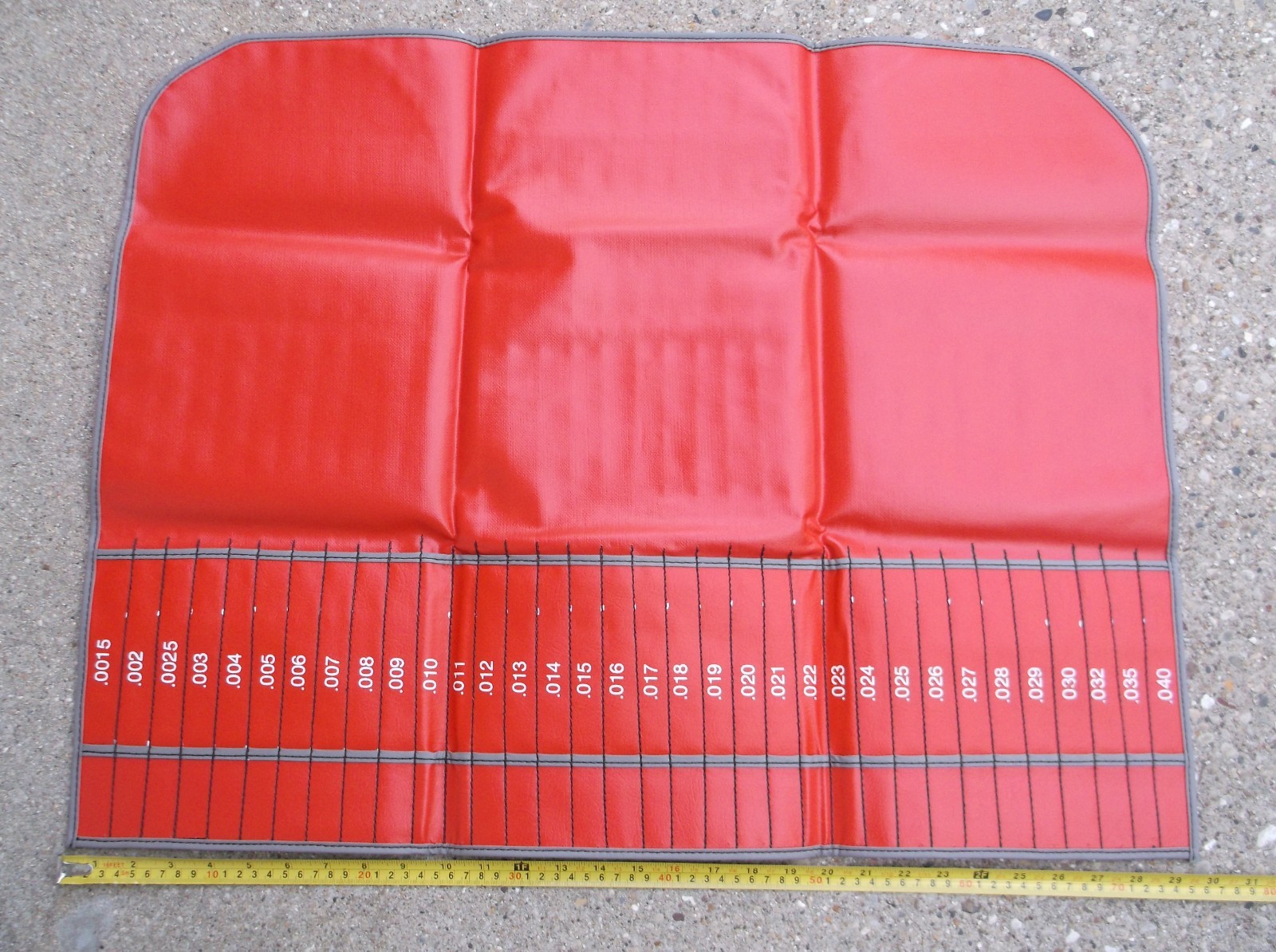 NOS Bag Only; Long & Short Feeler Gauge Tool Bag Roll 30″ x 23″