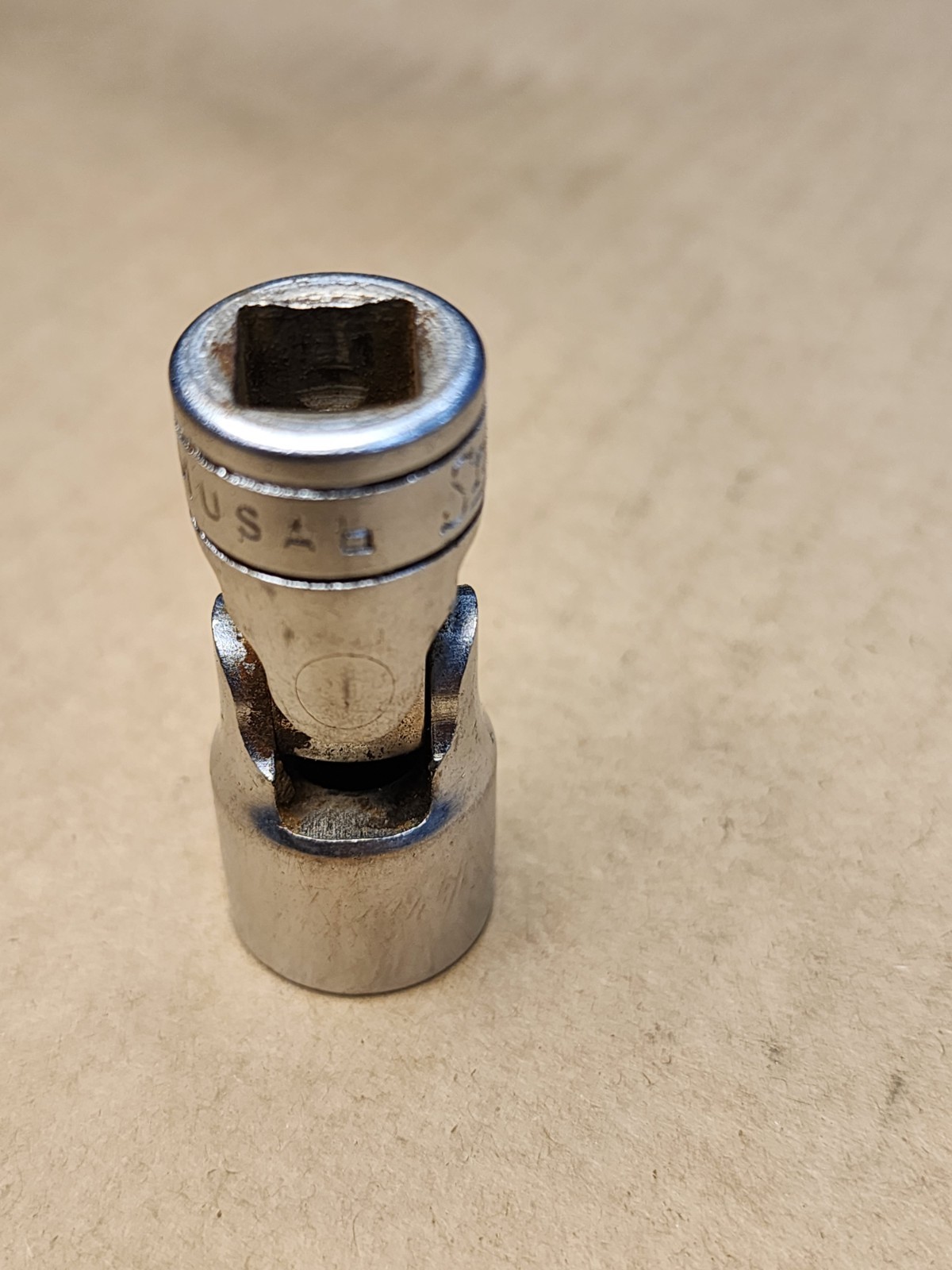USED SNAP ON 14MM 3/8 IN. DR. UNIVERSAL 12 PT. SOCKET, PART #FU14M