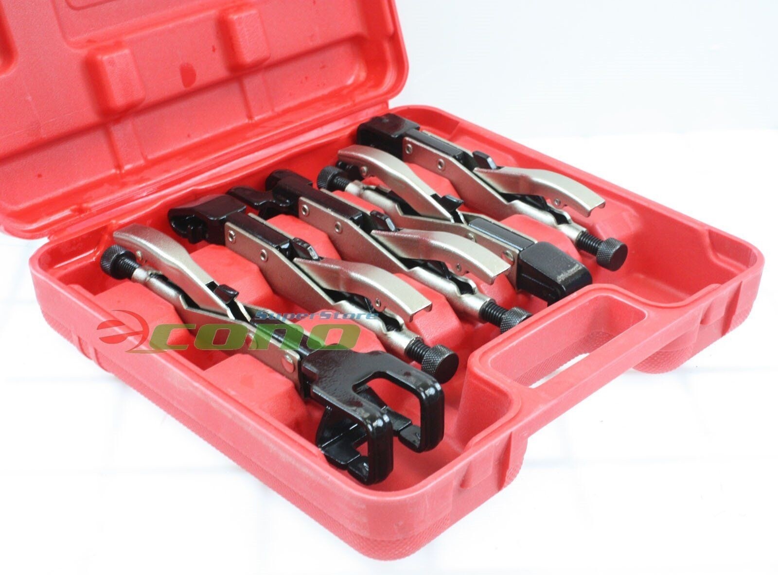 5Pc Axial Locking Clamp Auto Fen Welding Grip Pliers Set Types W, L, J, LL, JJ