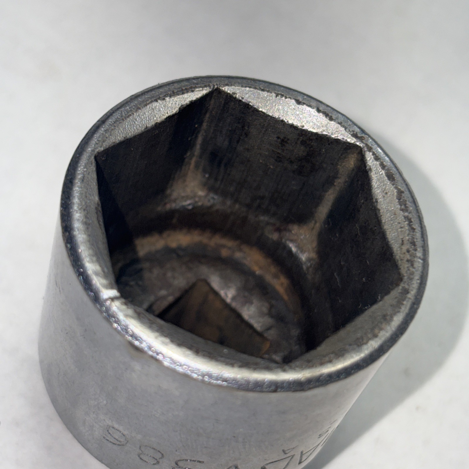 MAC Tools V386 1/2” Inch Drive 1-3/16” 6 Point Chrome Socket Made In U.S.A