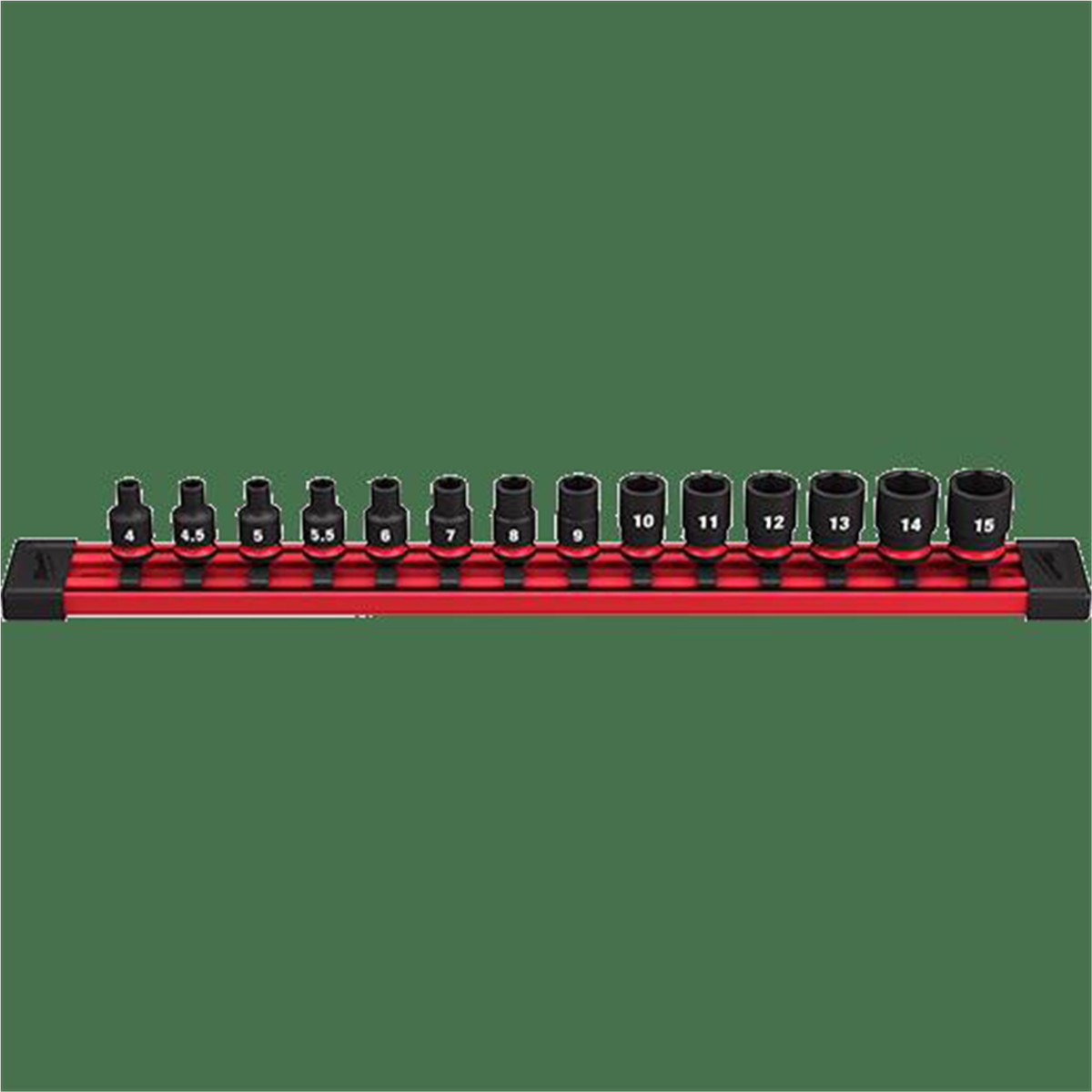 Milwaukee Tool 14PC SHOCKWAVE Impact Duty Metric Standard 6 Point Socket Set