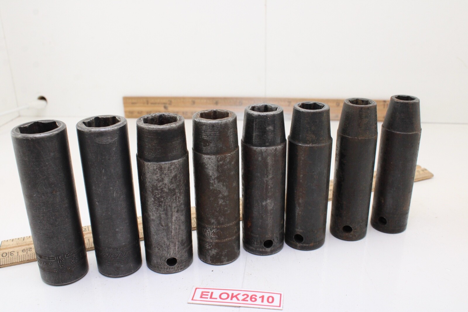 Snap On SIMM100-SIMM170 10-17mm 8 Piece 1/2″ Drive 6 Pt Deep Impact Socket SetUS